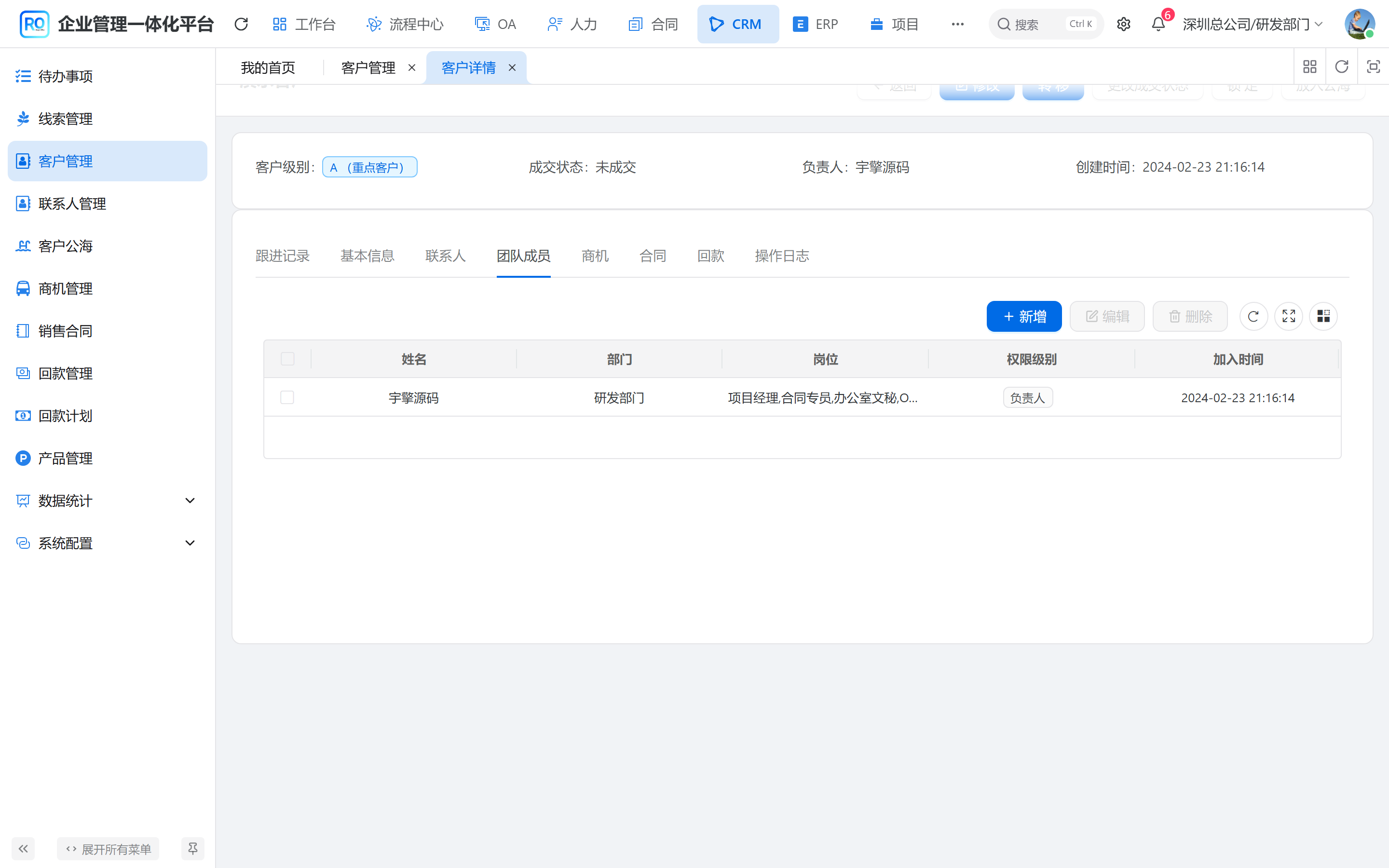 团队成员