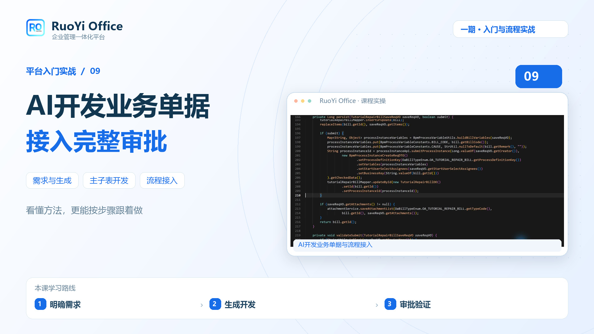 AI开发业务单据与流程接入实战封面